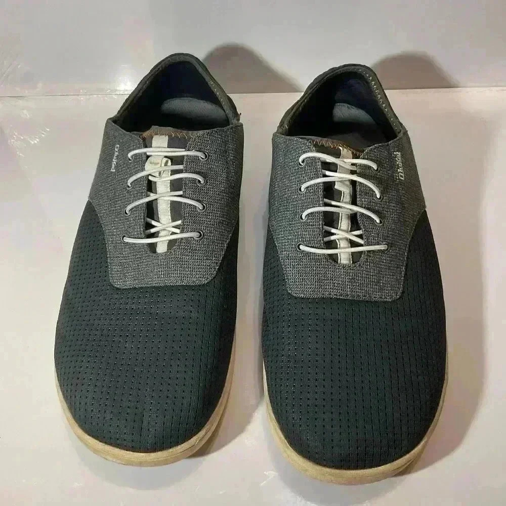 Olukai Nohea Moku Men’s Boat Shoe, color Dark Shadow Size 13 - Picture 3 of 8